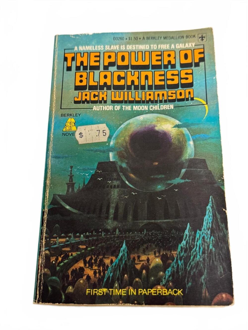 Jack Williamson The Power of Blackness 1976 First Paperback Printing